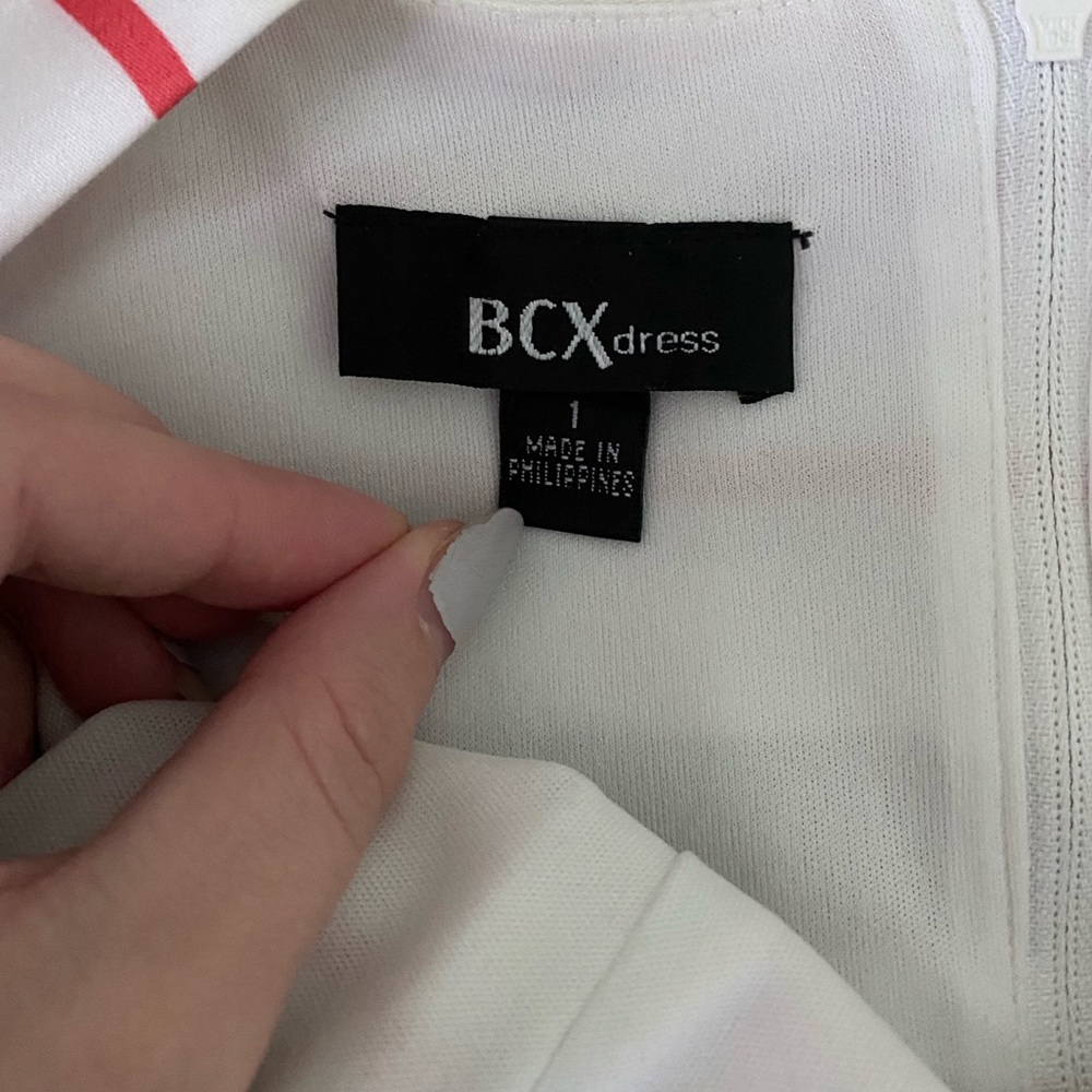 BCX Striped Floral Dress Size 1 Juniors - Picture 8 of 10